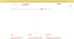 Desktop Screenshot of leichtlaufen.de