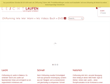 Tablet Screenshot of leichtlaufen.de